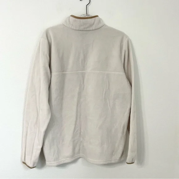 COLUMBIA Size XL Chalk White Benton Springs 1/2 Snap Fleece Pullover Outdoor - Picture 4 of 11